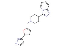3-(1-{[5-(1H-pyrazol-3-yl)-2-furyl]methyl}piperidin-4-yl)[1,2,4]triazolo[4,3-a]pyridine