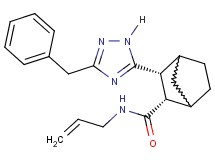 (2S*,3R*)-N-allyl-3-(3-benzyl-1H-1,2,4-triazol-5-yl)bicyclo[2.2.1]heptane-2-carboxamide