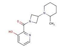 2-{[3-(2-methyl-1-piperidinyl)-1-azetidinyl]carbonyl}-3-pyridinol