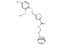 N-{2-[(1S*,2S*,4S*)-bicyclo[2.2.1]hept-5-en-2-yl]ethyl}-5-[(2-methoxy-4-methylphenoxy)methyl]-3-isoxazolecarboxamide