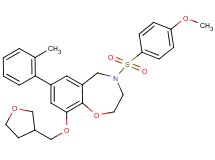 4-[(4-methoxyphenyl)sulfonyl]-7-(2-methylphenyl)-9-(tetrahydro-3-furanylmethoxy)-2,3,4,5-tetrahydro-1,4-benzoxazepine