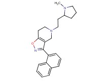 5-[2-(1-methylpyrrolidin-2-yl)ethyl]-3-(1-naphthyl)-4,5,6,7-tetrahydroisoxazolo[4,5-c]pyridine
