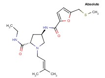 (4R)-N-ethyl-1-(3-methylbut-2-en-1-yl)-4-({5-[(methylthio)methyl]-2-furoyl}amino)-L-prolinamide