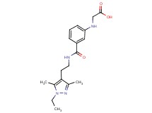 {[3-({[2-(1-ethyl-3,5-dimethyl-1H-pyrazol-4-yl)ethyl]amino}carbonyl)phenyl]amino}acetic acid