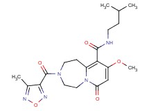 9-methoxy-N-(3-methylbutyl)-3-[(4-methyl-1,2,5-oxadiazol-3-yl)carbonyl]-7-oxo-1,2,3,4,5,7-hexahydropyrido[1,2-d][1,4]diazepine-10-carboxamide