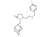 1-(2-adamantylmethyl)-5-{2-[(4-fluorobenzyl)amino]ethyl}-2-pyrrolidinone