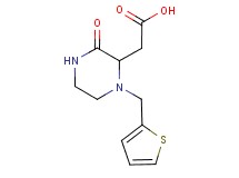 [3-oxo-1-(2-thienylmethyl)-2-piperazinyl]acetic acid