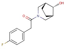 (8-syn)-3-[(4-fluorophenyl)acetyl]-3-azabicyclo[3.2.1]octan-8-ol