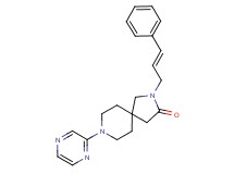 2-[(2E)-3-phenyl-2-propen-1-yl]-8-(2-pyrazinyl)-2,8-diazaspiro[4.5]decan-3-one