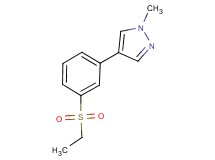4-[3-(ethylsulfonyl)phenyl]-1-methyl-1H-pyrazole