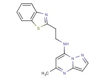 N-[2-(1,3-benzothiazol-2-yl)ethyl]-5-methylpyrazolo[1,5-a]pyrimidin-7-amine