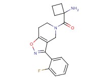 (1-{[3-(2-fluorophenyl)-6,7-dihydroisoxazolo[4,5-c]pyridin-5(4H)-yl]carbonyl}cyclobutyl)amine