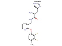 N-{[2-(2,3-difluoro-4-methylphenoxy)pyridin-3-yl]methyl}-L-histidinamide