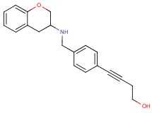 4-{4-[(3,4-dihydro-2H-chromen-3-ylamino)methyl]phenyl}-3-butyn-1-ol