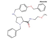 (4R)-1-benzyl-4-{[4-(benzyloxy)benzyl]amino}-N-(2-methoxyethyl)-L-prolinamide