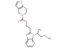 2-[4-(6,7-dihydrothieno[3,2-c]pyridin-5(4H)-yl)-4-oxobutyl]-3-(2-methoxy-1-methylethyl)-3H-imidazo[4,5-b]pyridine