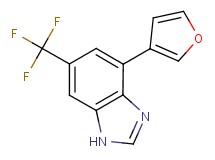 4-(3-furyl)-6-(trifluoromethyl)-1H-benzimidazole