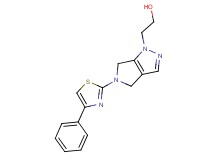 2-[5-(4-phenyl-1,3-thiazol-2-yl)-5,6-dihydropyrrolo[3,4-c]pyrazol-1(4H)-yl]ethanol