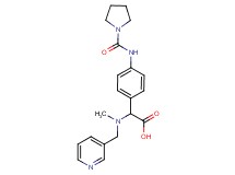 [methyl(pyridin-3-ylmethyl)amino]{4-[(pyrrolidin-1-ylcarbonyl)amino]phenyl}acetic acid