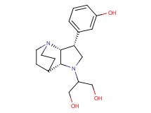 2-[(3R*,3aR*,7aR*)-3-(3-hydroxyphenyl)hexahydro-4,7-ethanopyrrolo[3,2-b]pyridin-1(2H)-yl]propane-1,3-diol
