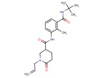 1-allyl-N-{3-[(tert-butylamino)carbonyl]-2-methylphenyl}-6-oxopiperidine-3-carboxamide