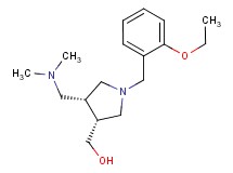 [(3R*,4R*)-4-[(dimethylamino)methyl]-1-(2-ethoxybenzyl)pyrrolidin-3-yl]methanol