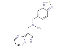 (2,1,3-benzothiadiazol-5-ylmethyl)methyl(pyrazolo[1,5-a]pyrimidin-3-ylmethyl)amine