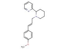 2-{1-[(2E)-3-(4-methoxyphenyl)-2-propen-1-yl]-2-piperidinyl}pyridine