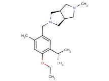 (3aR*,6aS*)-2-(4-ethoxy-5-isopropyl-2-methylbenzyl)-5-methyloctahydropyrrolo[3,4-c]pyrrole