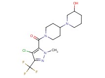 1'-{[4-chloro-1-methyl-3-(trifluoromethyl)-1H-pyrazol-5-yl]carbonyl}-1,4'-bipiperidin-3-ol