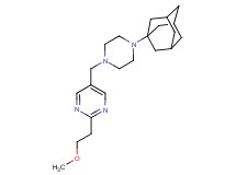 5-{[4-(1-adamantyl)-1-piperazinyl]methyl}-2-(2-methoxyethyl)pyrimidine