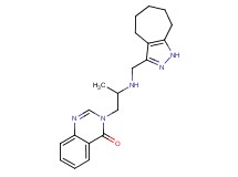3-{2-[(1,4,5,6,7,8-hexahydrocyclohepta[c]pyrazol-3-ylmethyl)amino]propyl}quinazolin-4(3H)-one