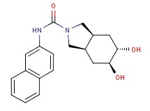 (3aR*,5S*,6S*,7aS*)-5,6-dihydroxy-N-2-naphthyloctahydro-2H-isoindole-2-carboxamide