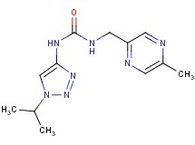 N-(1-isopropyl-1H-1,2,3-triazol-4-yl)-N'-[(5-methylpyrazin-2-yl)methyl]urea