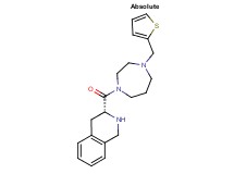 (3R)-3-{[4-(2-thienylmethyl)-1,4-diazepan-1-yl]carbonyl}-1,2,3,4-tetrahydroisoquinoline
