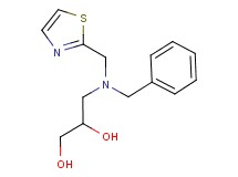 3-[benzyl(1,3-thiazol-2-ylmethyl)amino]propane-1,2-diol