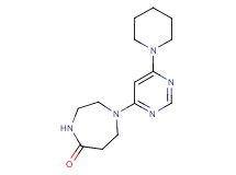 1-(6-piperidin-1-ylpyrimidin-4-yl)-1,4-diazepan-5-one