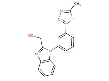 {1-[3-(5-methyl-1,3,4-thiadiazol-2-yl)phenyl]-1H-benzimidazol-2-yl}methanol