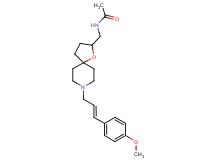 N-({8-[(2E)-3-(4-methoxyphenyl)-2-propen-1-yl]-1-oxa-8-azaspiro[4.5]dec-2-yl}methyl)acetamide