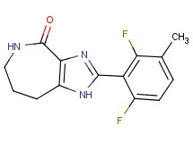 2-(2,6-difluoro-3-methylphenyl)-5,6,7,8-tetrahydroimidazo[4,5-c]azepin-4(1H)-one