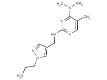N~4~,N~4~,5-trimethyl-N~2~-[(1-propyl-1H-pyrazol-4-yl)methyl]pyrimidine-2,4-diamine