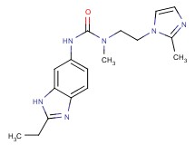 N'-(2-ethyl-1H-benzimidazol-6-yl)-N-methyl-N-[2-(2-methyl-1H-imidazol-1-yl)ethyl]urea
