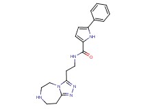 5-phenyl-N-[2-(6,7,8,9-tetrahydro-5H-[1,2,4]triazolo[4,3-d][1,4]diazepin-3-yl)ethyl]-1H-pyrrole-2-carboxamide