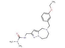 N'-{[5-(3-ethoxybenzyl)-5,6,7,8-tetrahydro-4H-pyrazolo[1,5-a][1,4]diazepin-2-yl]methyl}-N,N-dimethylurea