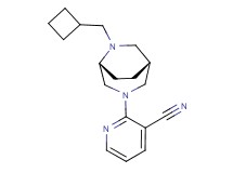 2-[(1R*,5R*)-6-(cyclobutylmethyl)-3,6-diazabicyclo[3.2.2]non-3-yl]nicotinonitrile