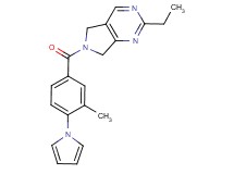 2-ethyl-6-[3-methyl-4-(1H-pyrrol-1-yl)benzoyl]-6,7-dihydro-5H-pyrrolo[3,4-d]pyrimidine