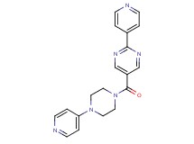 2-pyridin-4-yl-5-[(4-pyridin-4-ylpiperazin-1-yl)carbonyl]pyrimidine