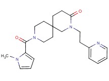 9-[(1-methyl-1H-pyrrol-2-yl)carbonyl]-2-(2-pyridin-2-ylethyl)-2,9-diazaspiro[5.5]undecan-3-one
