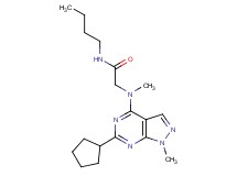 N~1~-butyl-N~2~-(6-cyclopentyl-1-methyl-1H-pyrazolo[3,4-d]pyrimidin-4-yl)-N~2~-methylglycinamide
