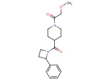 1-(methoxyacetyl)-4-[(2-phenyl-1-azetidinyl)carbonyl]piperidine